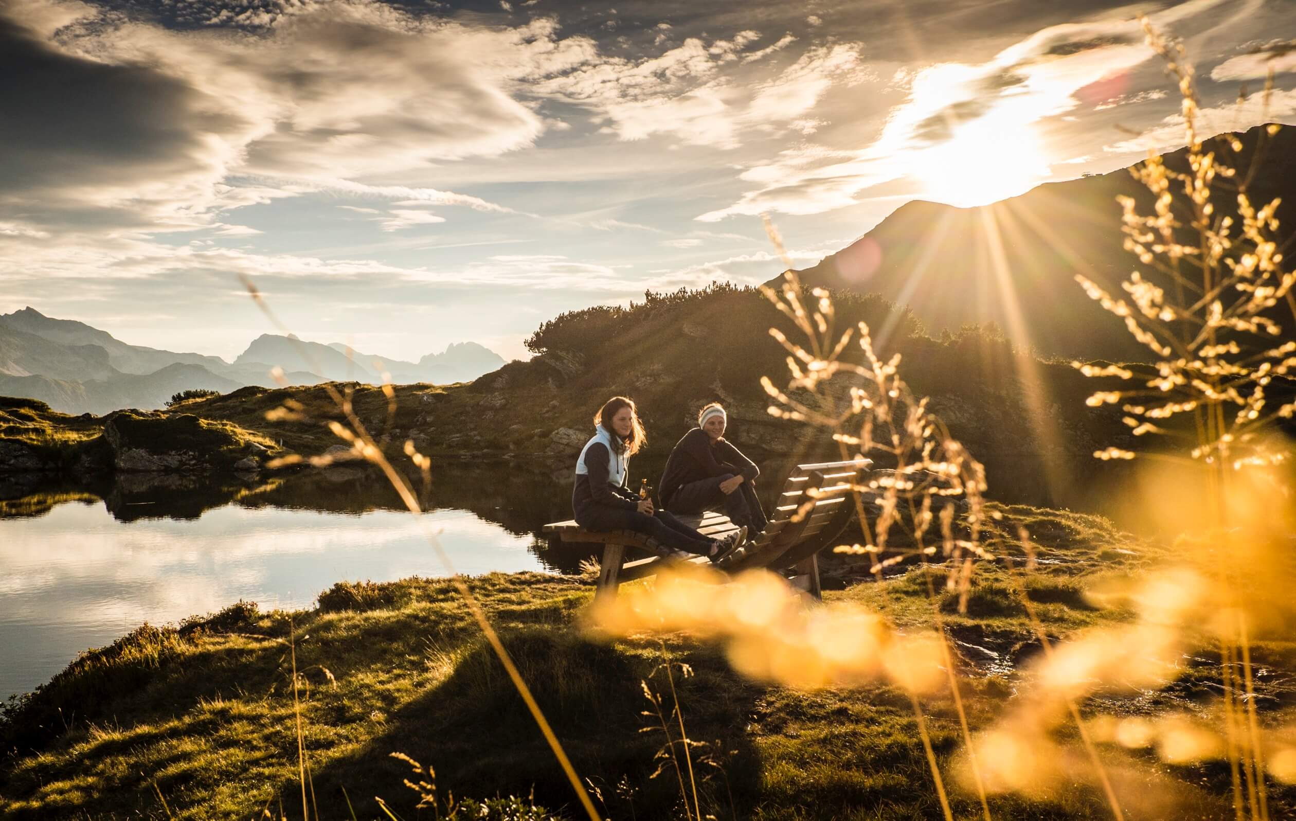 wandern-in-obertauern-sonnenuntergang